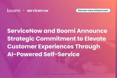 ServiceNow and Boomi Announce Strategic Commitment to Elevate Customer Experiences Through AI-Powered Self-Service (Graphic: Business Wire)