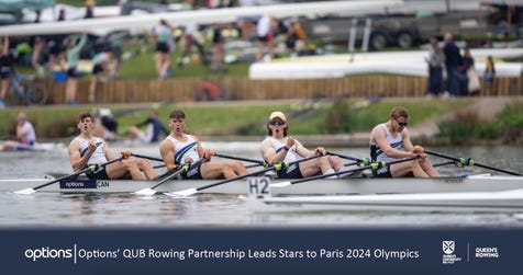 Options’ QUB Rowing Partnership Leads Stars to Paris 2024 Olympics (Photo: Business Wire)