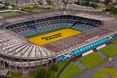 Watch Murrayfield be 'painted' yellow as Arnold Clark announces partnership with Scottish Rugby