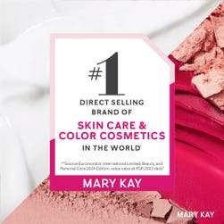 We’re tickled pink: iconic beauty brand and global entrepreneurship company Mary Kay Inc. has again been named #1 Direct Selling brand of Skin Care and Color Cosmetics in the World* by Euromonitor International. (Graphic: Mary Kay Inc.)