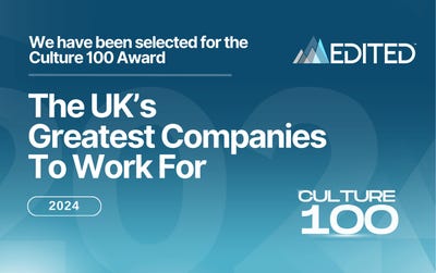 EDITED wins Culture 100 Award. (Graphic: Business Wire)