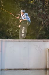 GB's Stephanie Williams-Caller wins gold at the 2024 IWWF Europe & Africa Youth & Senior Cable Wakeboard Championships. Picture date: 30 August 2024. Photo credit: Matteo Teti