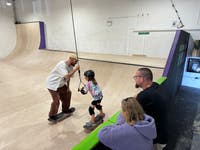 A Cornish skatepark is the only one of its kind in Europe - as it has a unique feature that means anyone can take part without worrying about getting hurt. TR7 Indoor Skatepark CIC reopened earlier this year after moving from their old home in Newquay. Now they're operating from a bespoke 370sq ft facility in Roche that has a mini ramp, rails, ledges, and hips, as well as an open area for beginners.