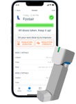 Aptar Digital Health’s patient mobile app and HeroTracker® Sense sensor (Photo: Business Wire)