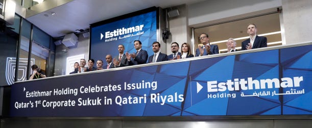 Estithmar Holding Lists the First Corporate Sukuk in Qatari Riyals on London Stock Exchange (Photo: AETOSWire)