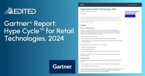 Gartner names EDITED a Sample Vendor in the retail technology category. (Graphic: Business Wire)