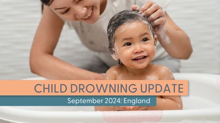 Water safety charity issues warning after Child Drowning Update reveals one child drowns each month at home