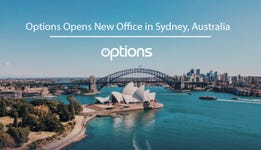 Options today announced the opening of its new office in Sydney, Australia. This expansion is a key milestone in Options’ global growth strategy and reinforces its commitment to providing best-in-class infrastructure and support to clients across the Asia-Pacific region. (Photo: Business Wire)