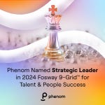 Phenom has been named a Strategic Leader in the 2024 Fosway 9-Grid™ for Talent and People Success, a testament to the value delivered by the AI-powered Phenom Intelligent Talent Experience platform, which makes new employees productive faster, enhances development and increases retention. (Graphic: Business Wire)