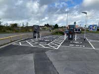 Undated handout photo of E.ON Drive's 'Cross Hands' EV charging hub in Wales.