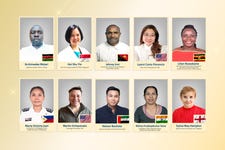 Top 10 finalist nurses for Aster Guardians Global Nursing Award 2024 (Photo: AETOSWire)