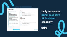 Unily's Bring-Your-Own AI Assistant (Graphic: Business Wire)