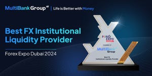 MultiBank Group Awarded 'Best FX Institutional Liquidity Provider' at Forex Expo Dubai 2024 (Graphic: Business Wire)