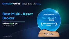 MultiBank Group Receives the Best Multi-Asset Broker Award at the BrokersView Expo Abu Dhabi 2024 (Graphic: Business Wire)