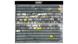 Image 1: Strong Alteration and Gold Mineralisation (8.0 m at 3.72 g/t Au) from Drill Hole KDD0028 (Photo: Business Wire)