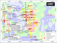 Figure 1: Jagger Zone Drill Results and Collar Location Map (Graphic: Business Wire)