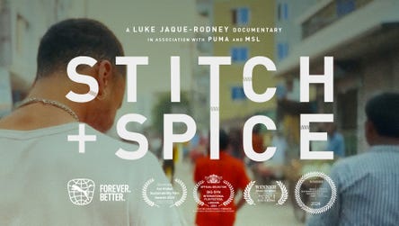 Stitch + Spice, a short film by Luke Jaque-Rodney, one of PUMA's Voices of a RE:GENERATION has been officially selected for Documentary Short at the 6th Big Syn International Film Festival in London. (Graphic: Business Wire)