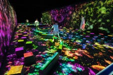 teamLab, Balance Stepping Stones in the Invisible World, Courtesy teamLab Borderless, Odaiba (c) teamLab