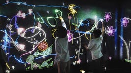 teamLab, A Window to the Universe where Little People Live, Courtesy teamLab Borderless, Jeddah (c) teamLab