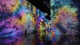 teamLab, Autonomous Abstraction, Courtesy teamLab Borderless, Jeddah (c) teamLab