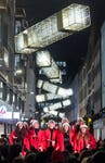 EDITORIAL USE ONLY The London International Gospel Choir perform on Carnaby Street as the new Christmas Lights, titled ‘Into The Light’ are switched-on during a festive shopping event hosted in partnership with Global’s Make Some Noise Foundation and TimeOut. Picture date: Thursday November 7, 2024. PA Photo. The new six-metre sculptural light display, features thousands of energy-efficient LEDs and will be in-situ for a five-year period.