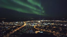 Aurora over Reykjavík, Iceland (Photo: Business Wire)