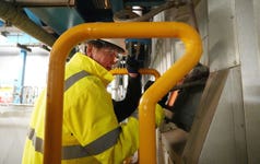 Undated handout picture of Nicola Shaw, Yorkshire Water CEO, on a visit to E.ON's Blackburn Meadows Renewable Energy Plant