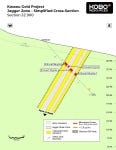 Figure 4: Section JZ 900 - Preliminary Geological Interpretation and Mineralised Zones (Graphic: Business Wire)