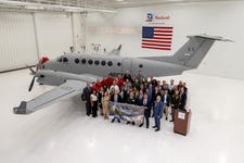 Textron Aviation | Peruvian Air Force receives first of two aeromedical evacuation-equipped Beechcraft King Air 360CHW special missions aircraft (Photo: Business Wire)