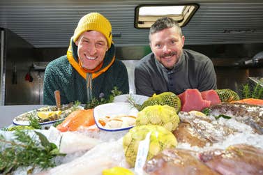 (L-R) Kevin Pyke – Pyke n Pommes with Brendan Moore – Moore on the Quay