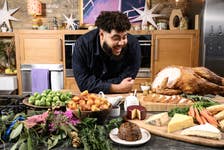 EDITORIAL USE ONLY Google and TV chef and rapper Big Zuu transform the most common Christmas leftover ingredients - including Brussels sprouts, potatoes and stuffing - into festive small plates and fusion recipes, showing how British people can prevent food waste and get creative with the help of Gemini, Google's AI. Issue date: Tuesday December 3, 2024. Big Zuu used Gemini prompts to create dishes such as fatayer, blending Sierra Leonean, Lebanese, and British flavours. 44 per cent of British people admit to over-buying food for Christmas, with nearly a third saying they struggle to know what to do with the excess.