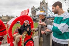 EMBARGOED TO 0001 FRIDAY DECEMBER 6 EDITORIAL USE ONLY Martin and Roman Kemp announce ‘Maltesers’ as the capital’s top choice of Celebrations in Potters Field, London, as part of the brand's campaign to get the nation debating their favourite chocolate. Issue Date: Friday December 6, 2024. PA Photo. As part of the #MyFavourite Celebrations Christmas Campaign, Celebrations is inviting the public to have their say in a nationwide debate. Research commissioned by Celebrations shows that over a third of Londoners rank Maltesers as the city's favourite, with more than half viewing the gift box as 'a must-have Christmas treat', over cookies and mince pies.