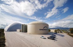 Rendering of Energy Dome’s CO2 Battery plant in Ottana, Sardinia, Italy. (Photo: Business Wire)