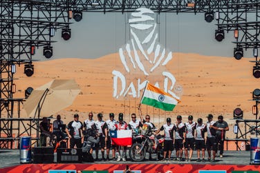 Hero MotoSports at Dakar Rally Stage 12 (Photo: Business Wire)