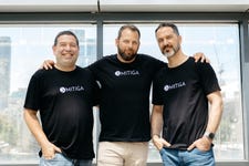 Mitiga Founders Ofer Moar, Tal Mozes, Ariel Parnes (Photo: Business Wire)