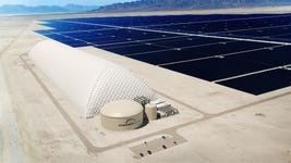 Rendering of Energy Dome’s CO2 Battery plant. (Photo: Energy Dome)