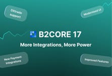 B2BROKER introduces B2CORE 17th, the latest update of its leading Forex and crypto CRM and back-office solution. B2CORE 17th features new integrations, enhanced security, a revamped UI, improved onboarding, and more—ensuring brokers, exchanges, and traders can operate seamlessly. (Graphic: Business Wire)