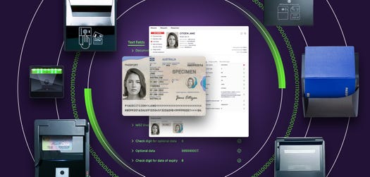 Regula’s document verification software is fully compatible with a wide range of third-party ID scanners and passport readers on the market. (Graphic: Regula)