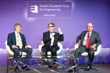 L-R Professor Yoshua Bengio, Professor Yann LeCun & Dr Bill Dally.