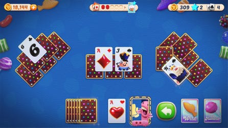 Candy Crush Solitaire gameplay (Graphic: King)