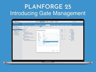 Planforge 25: New Gate Management Option enables seamless product maturity tracking in development projects. (Graphic: Business Wire)