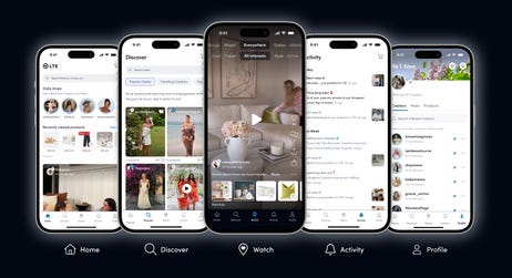 LTK is announcing an all-new consumer app that expands beyond shopping to deliver a video-first experience to watch all content from creators near you and in major cities around the world. With the new LTK app, you control your feed with the ability to discover creators by interests and location, and for the first time, you can see and connect with friends on LTK. (Photo: Business Wire)