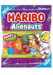 HARIBO Alienauts is a NEW ‘out of this world’ mix of delicious jelly sweets. Each playful ‘Alienaut’ shaped jelly could be sweet and fruity in flavour or deliver a secretly sour bite!