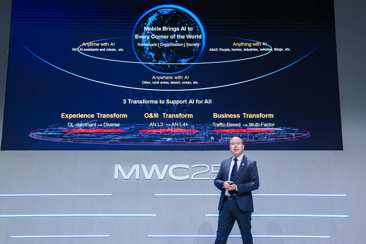 Huawei Launches AI-Centric 5.5G Solutions to Ignite the Mobile AI Era
