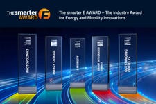 The finalists for The smarter E AWARD 2025 have been announced in the five categories. ©Solar Promotion GmbH