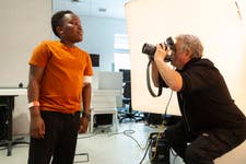 EDITORIAL USE ONLY Oba, age 10, posing for photographer Rankin as Great Ormond Street Hospital Charity hosts its first ever School Photo Day to prevent milestone moments like school photos from being missed, in order to highlight its mission of ensuring no childhood is lost to serious illness. Issue date: Tuesday March 25, 2025. PA Photo.