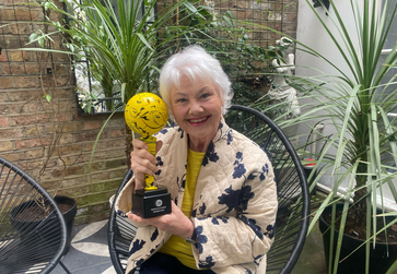 Midsomer Murders actress, Annette Badland, is the voice of Brooke's winning film, "Brooke at 90".