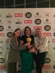 Brooke staff with trophy at the Smiley Charity Film Awards 2025