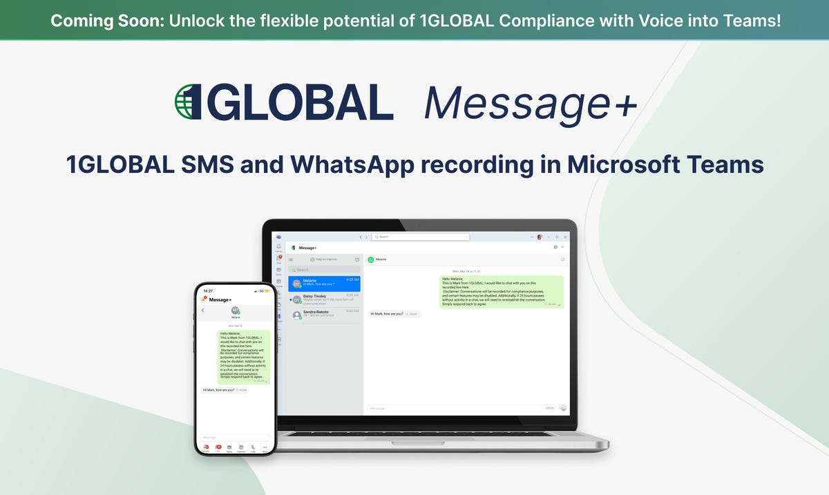 1GLOBAL: Message+ Technology for Financial Institutions Ensures ...