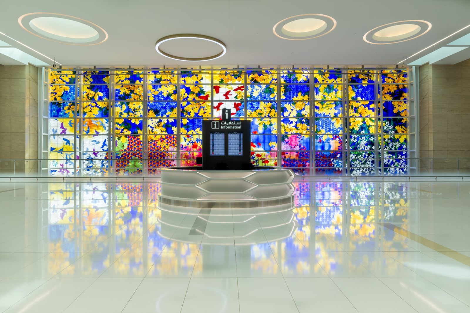 Landmark installation by the world's leading stained glass artist